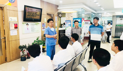 완산고등학교 학생들과 우리병원이 함께한 진로멘토 '신나