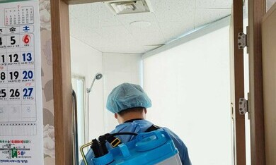 15회차 진행한 전주우리병원 소독