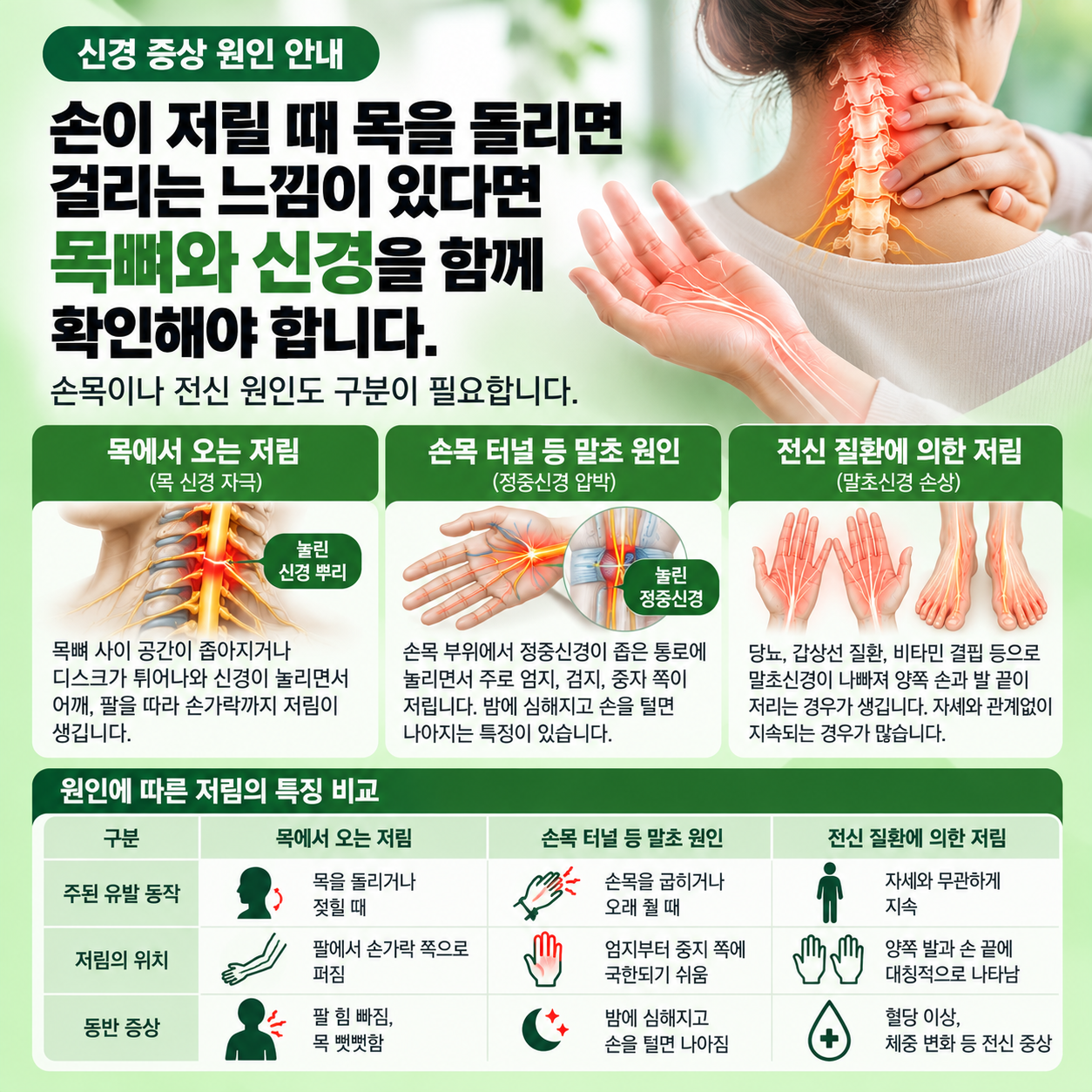 신경증상원인