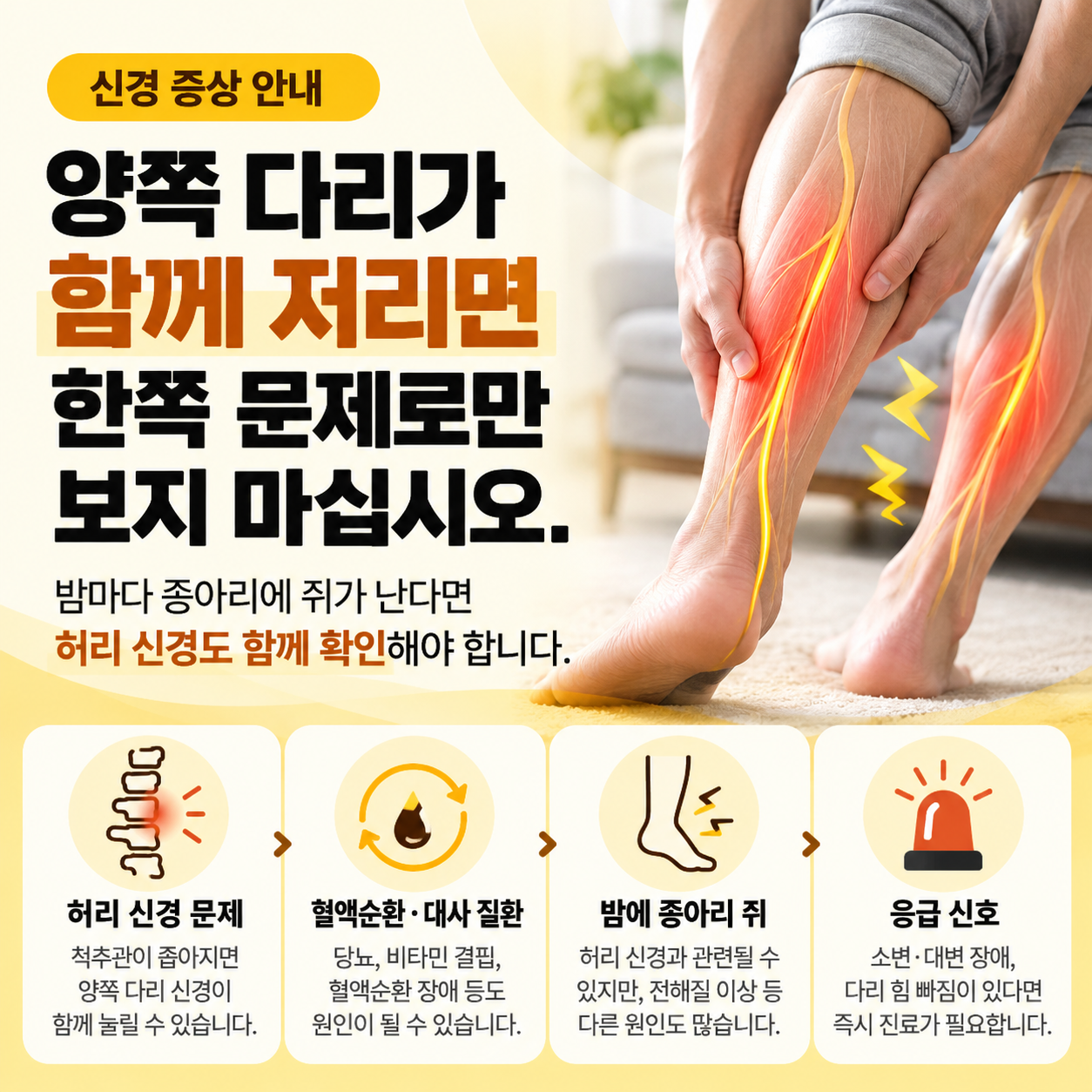양쪽 다리저림